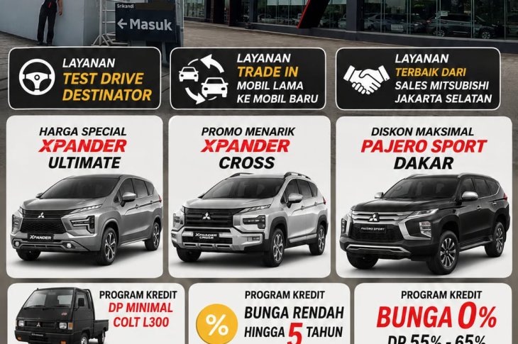 Dealer Mitsubishi Promo Kredit Murah Diskon Besar
